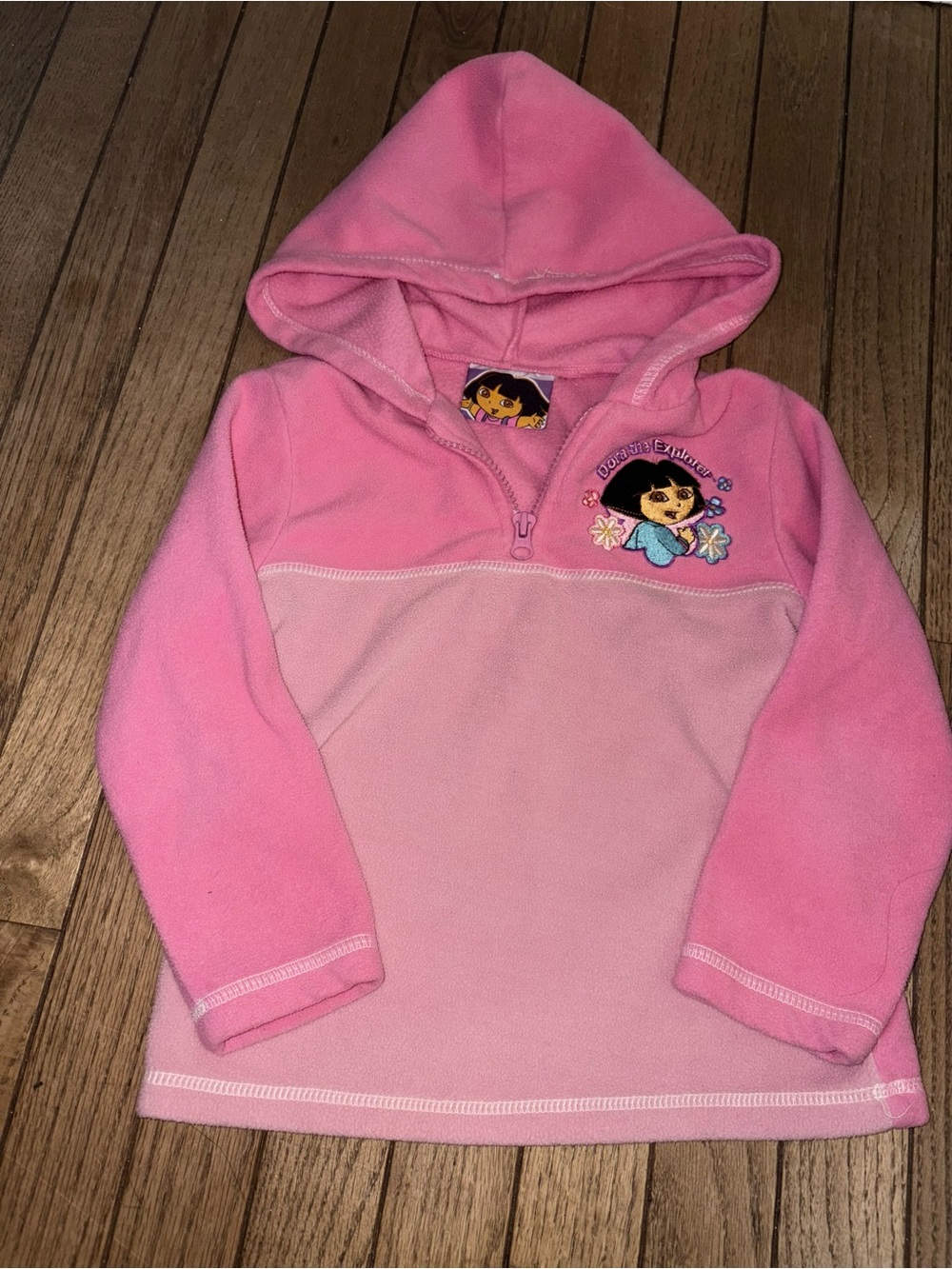 Vintage- 2006 Dora Explorer Pink Pullover